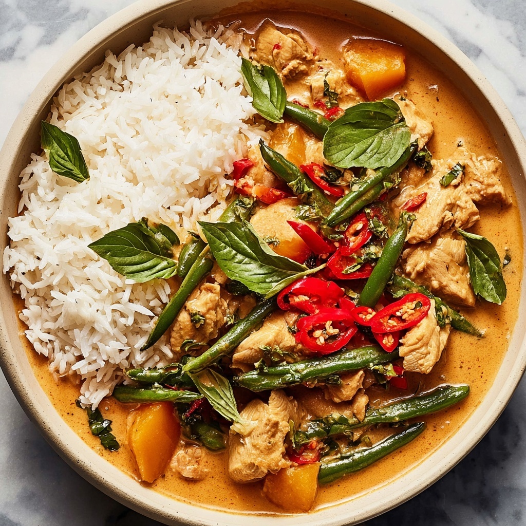 Thai Red Curry with Chicken Recipe - Recipe Image