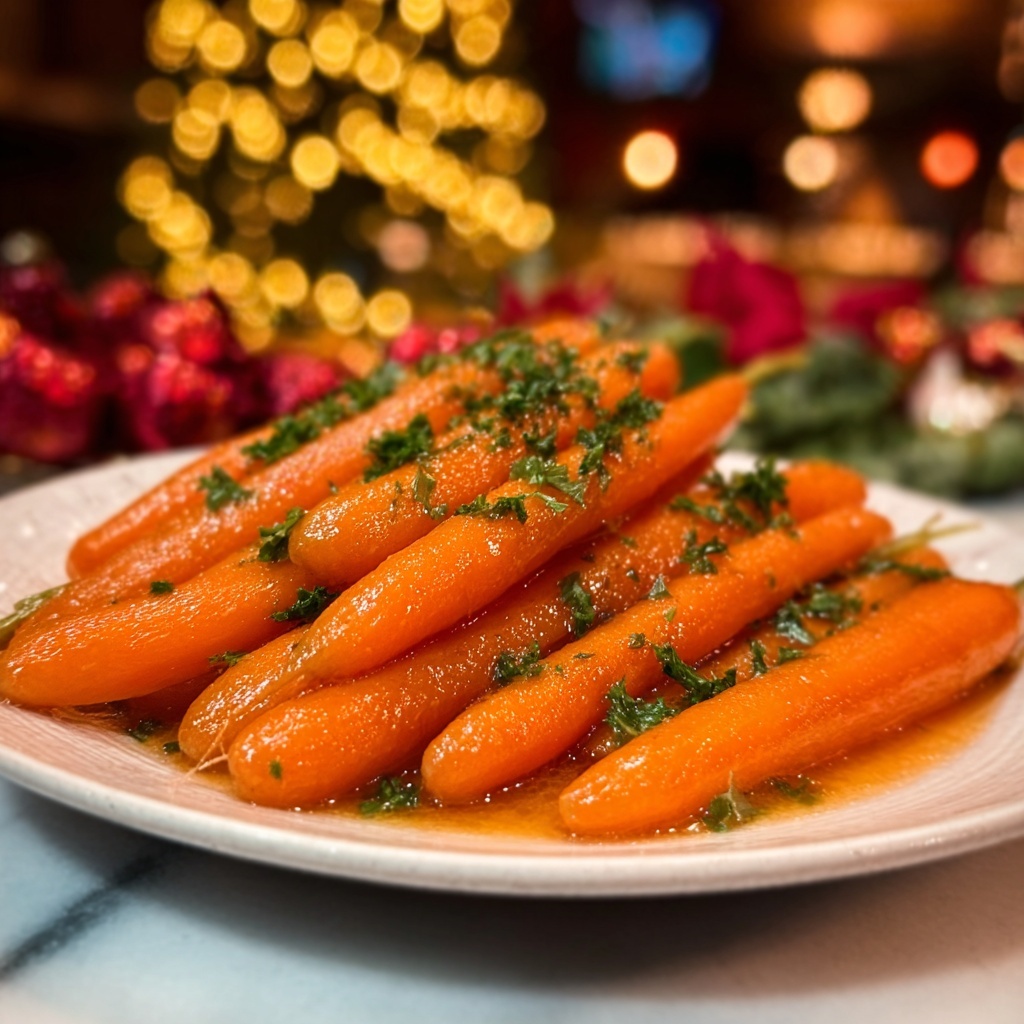 Slow Cooker Baby Carrots with Honey and Brown Sugar Recipe - Recipe Image