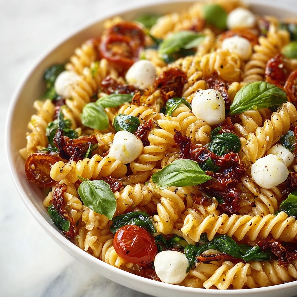 Sun Dried Tomato Pasta Salad Recipe - Recipe Image