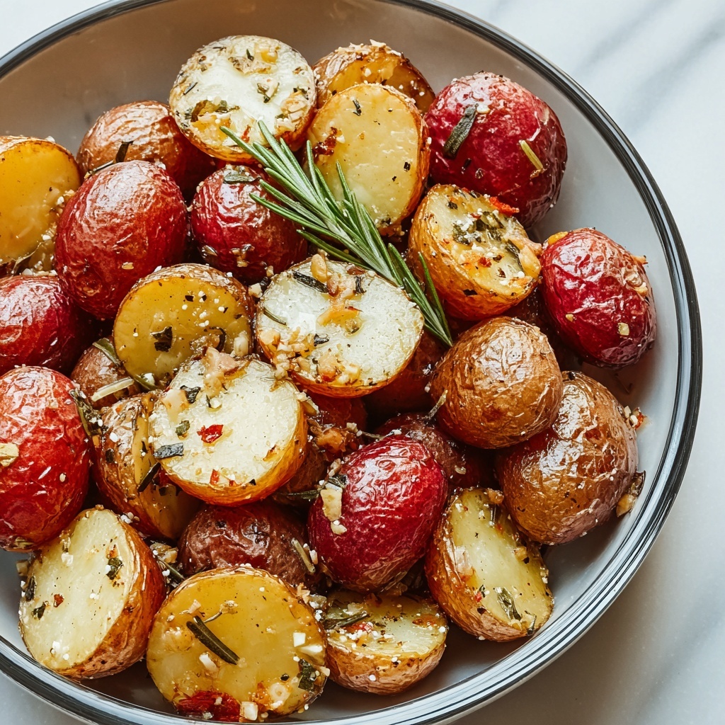 Roasted Baby Potatoes with Rosemary and Garlic Recipe - Recipe Image