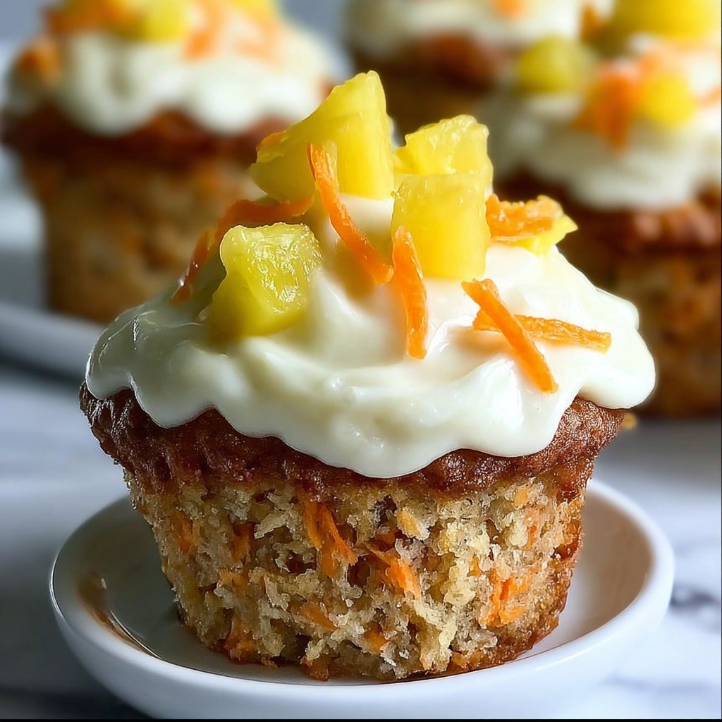Hawaiian Pineapple Carrot Muffins Recipe - Recipe Image