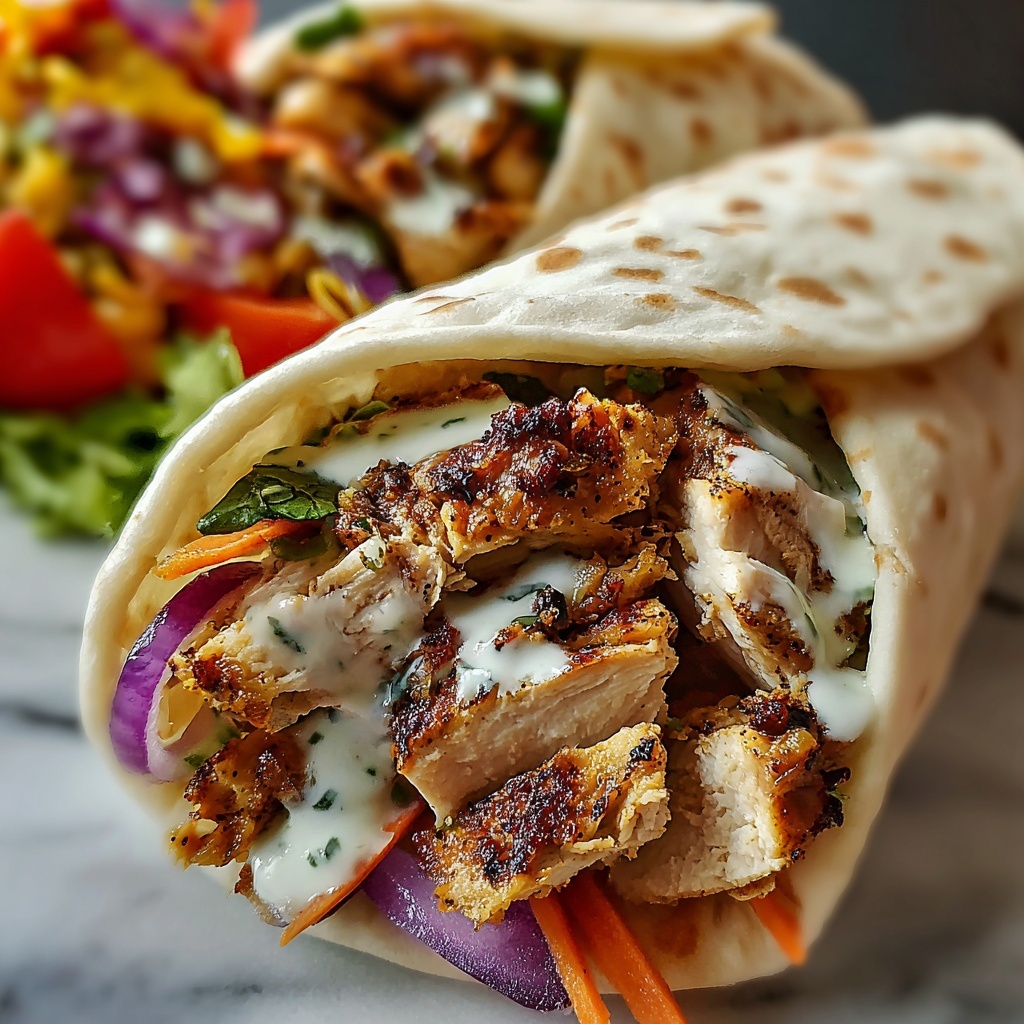 Homemade Chicken Shawarma Recipe - Recipe Image