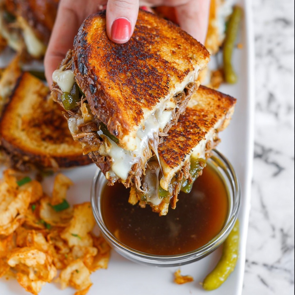 Pot Roast Beef Philly Cheese Steak Dip Recipe - Recipe Image