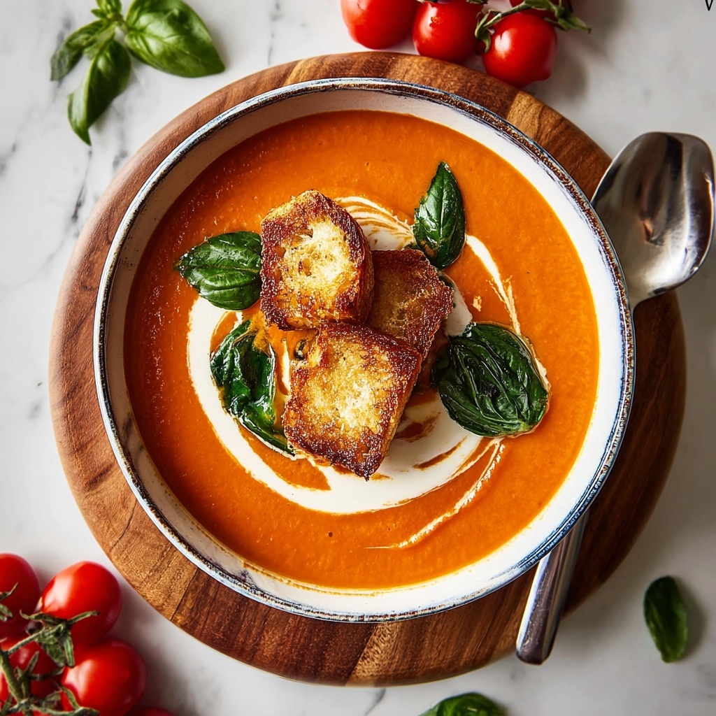 Easy Roasted Tomato Soup Recipe - Recipe Image