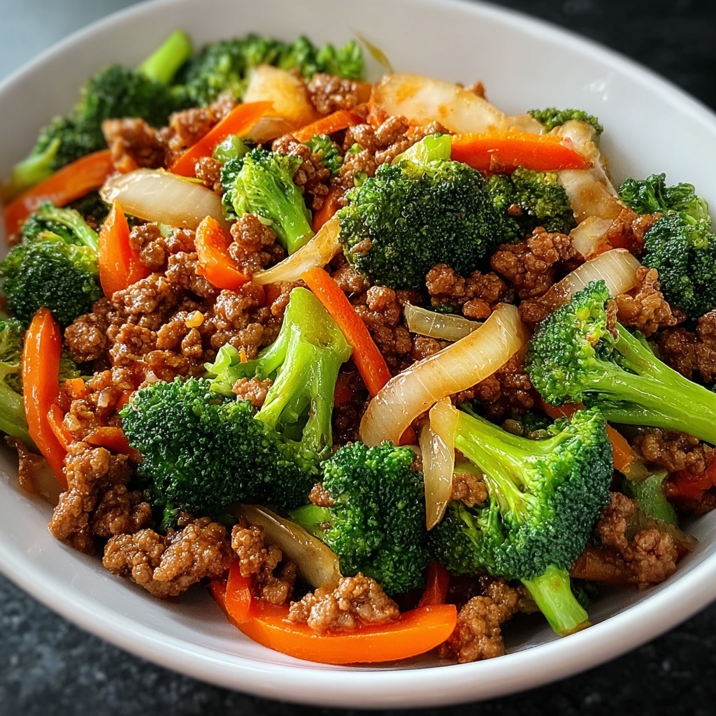 Ground Turkey Stir Fry with Broccoli Recipe - Recipe Image