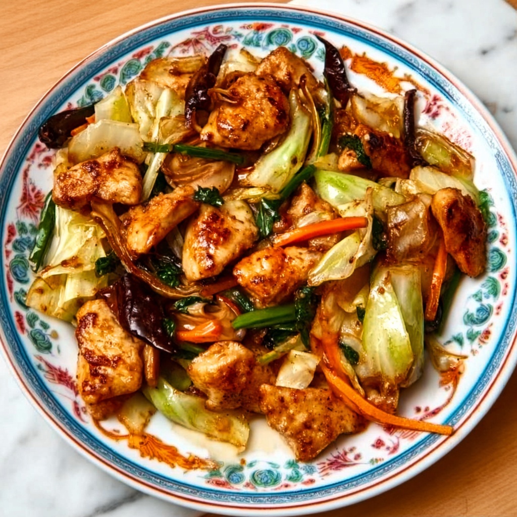 Chicken and Cabbage Stir-Fry Recipe - Recipe Image