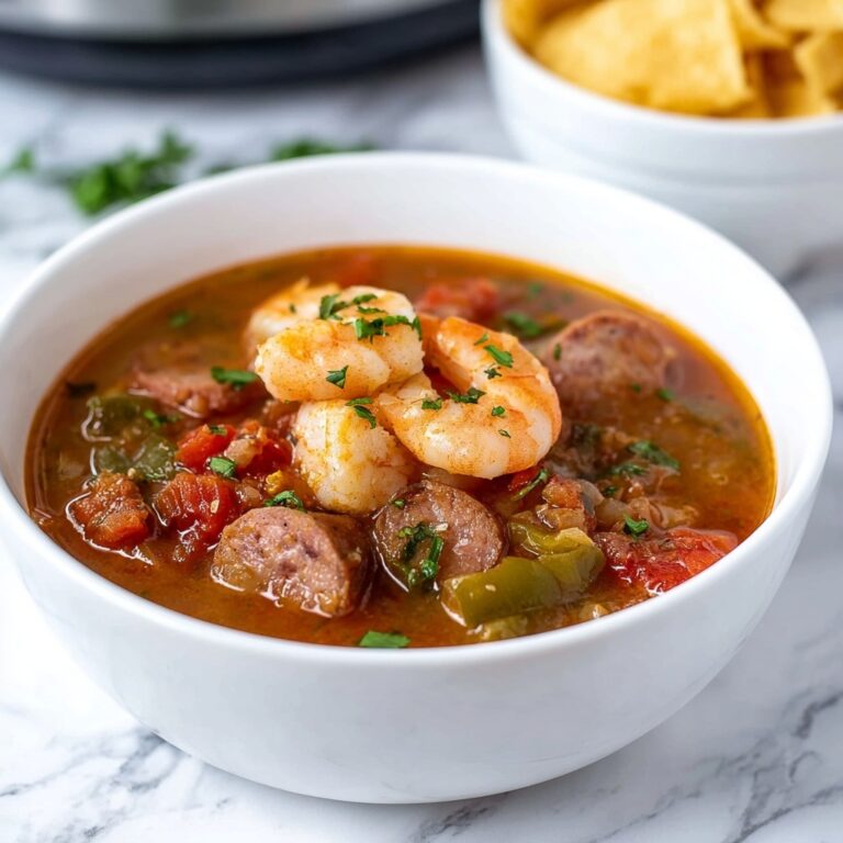 Instant Pot Cajun Shrimp and Sausage Gumbo Recipe