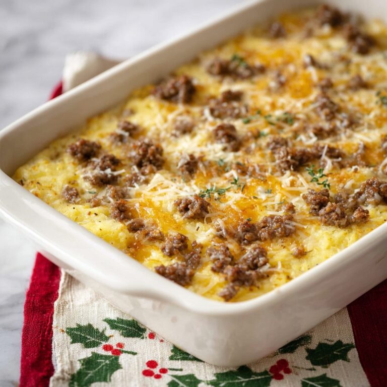 Sausage Hash Brown Breakfast Casserole Recipe
