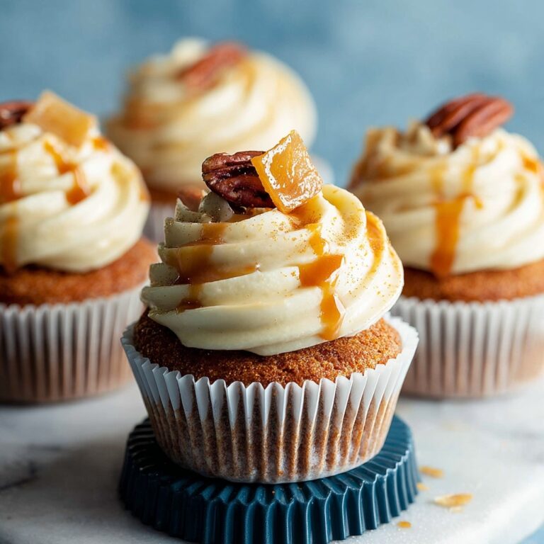 Vegan Pecan Pie Cupcakes with Caramel Buttercream Recipe