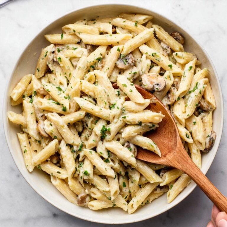 Creamy Garlic Chicken Penne Recipe