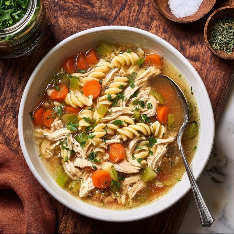 Fresh Herb Chicken Noodle Soup Recipe
