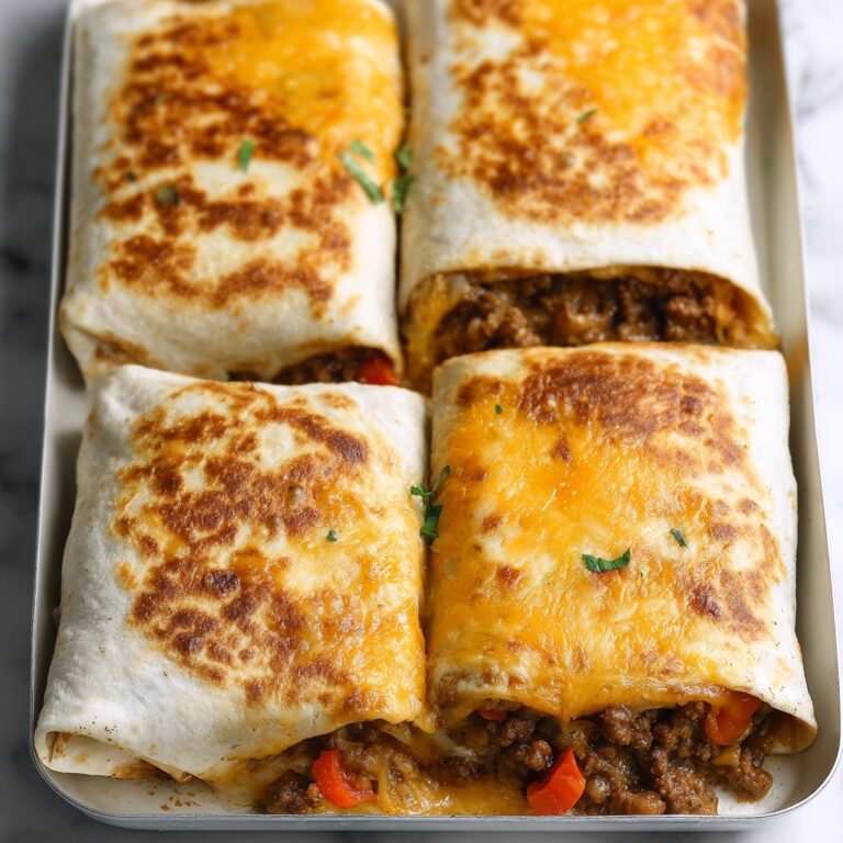 Loaded Cheesy Pocket Tacos Recipe