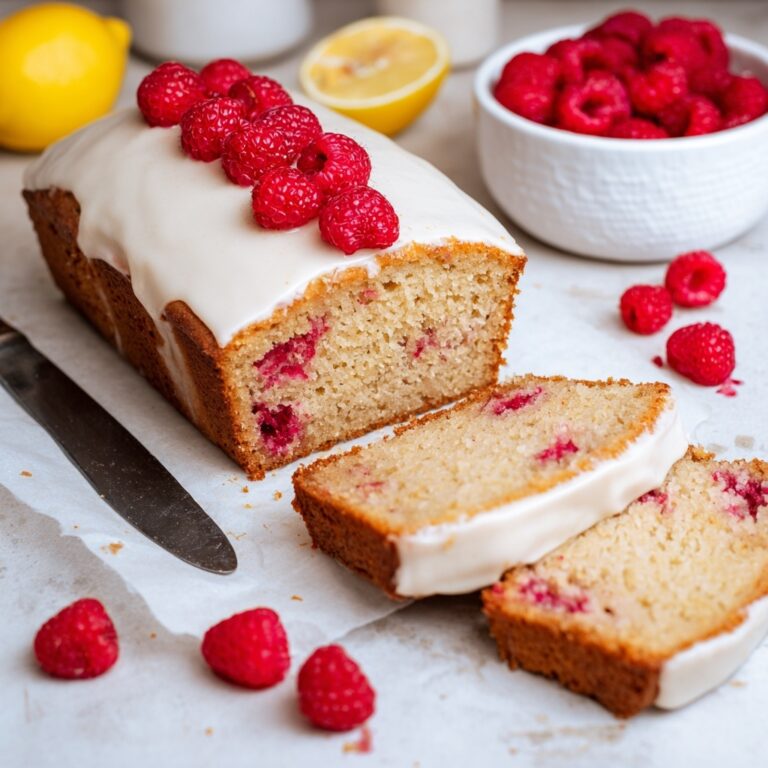 Lemon and Raspberry Drizzle Cake Recipe