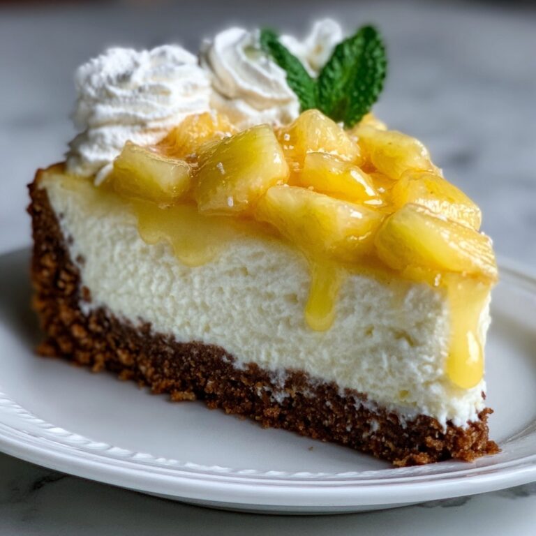 Cheesecake with Pineapple Mousse Recipe