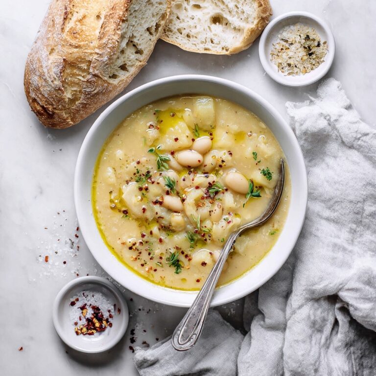 Creamy Vegan White Bean Soup Recipe