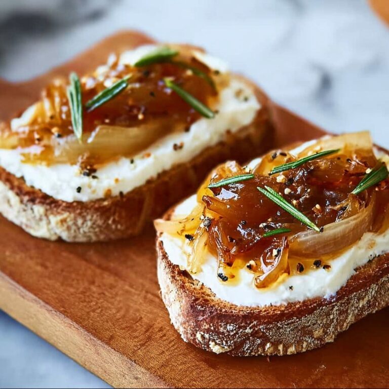 Whipped Feta Crostini with Hot Honey Recipe