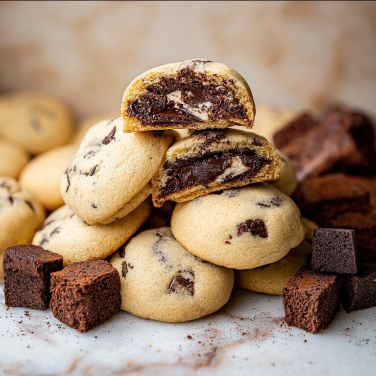 Brownie-Stuffed Chocolate Chip Cookies Recipe