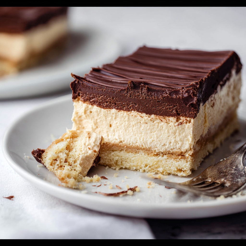 No Bake Chocolate Peanut Butter Cheesecake Recipe - Recipe Image
