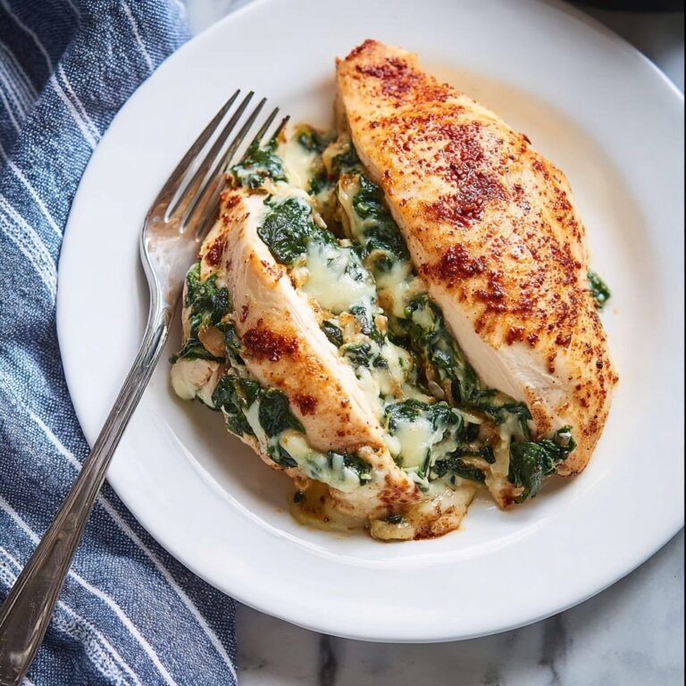 Spinach Stuffed Chicken Breasts Recipe