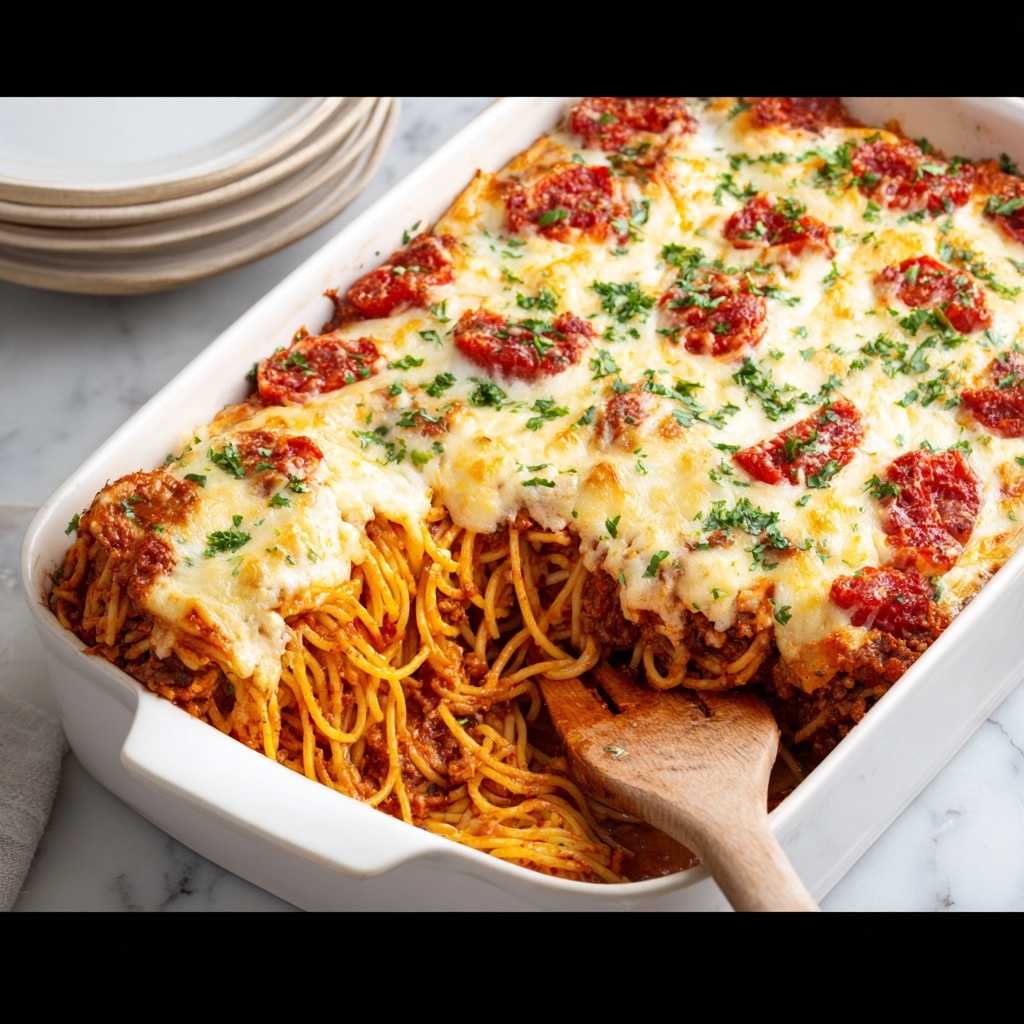 Baked Spaghetti Recipe - Recipe Image