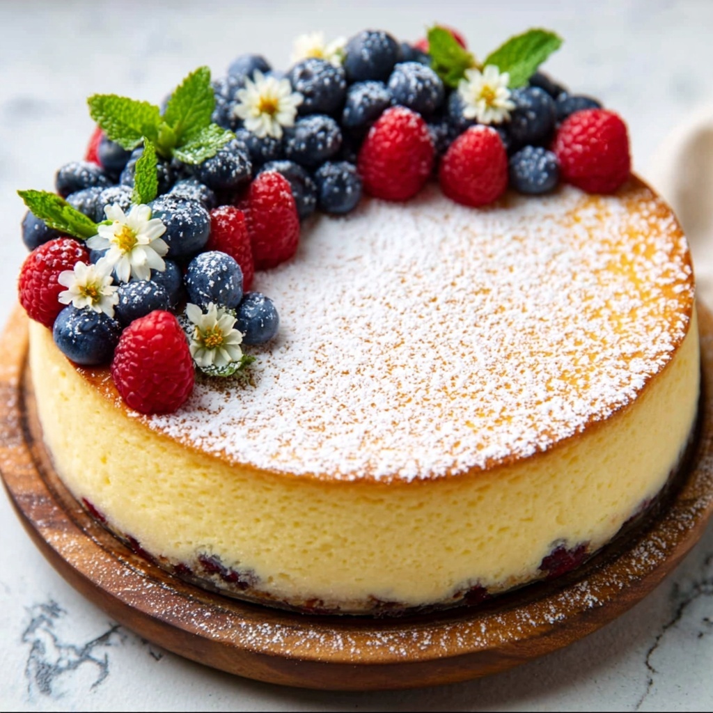 Crustless Lemon Tart Recipe - Recipe Image
