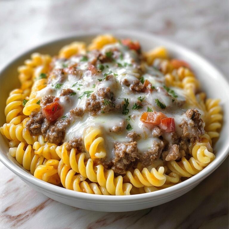 Cheeseburger Alfredo Pasta: A Delicious Twist on Comfort Food Recipe