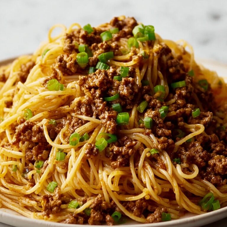 Asian-Style Ground Beef Spaghetti Recipe