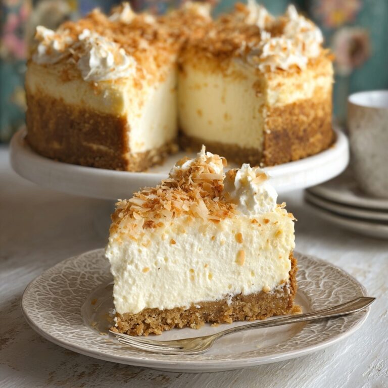 Coconut Cheesecake Recipe