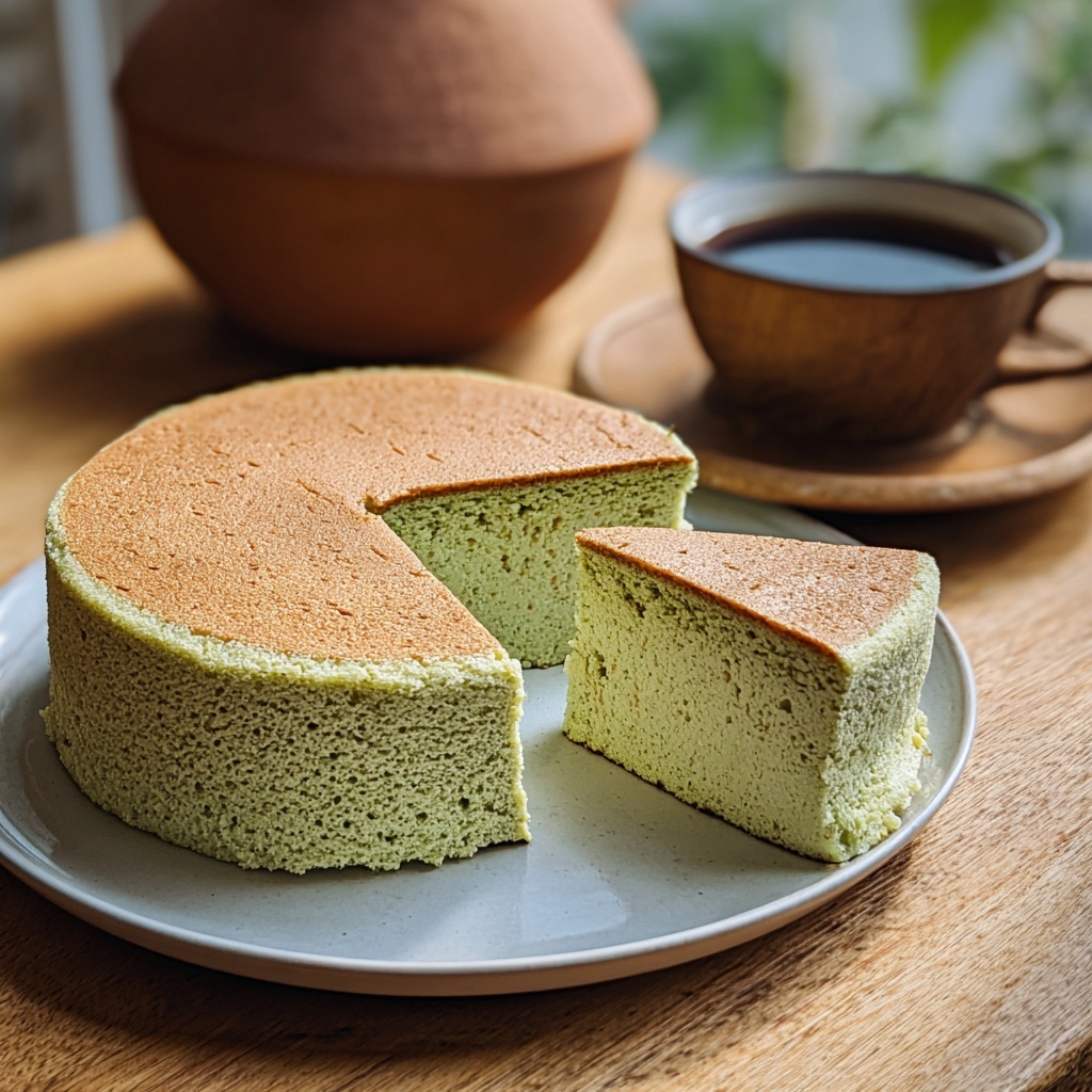 Matcha Pound Cake Recipe - Recipe Image
