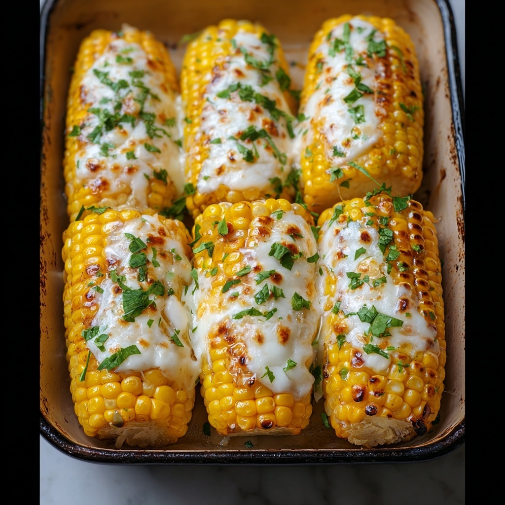 Best Cheesy Garlic Butter Corn on the Cob Recipe - Recipe Image