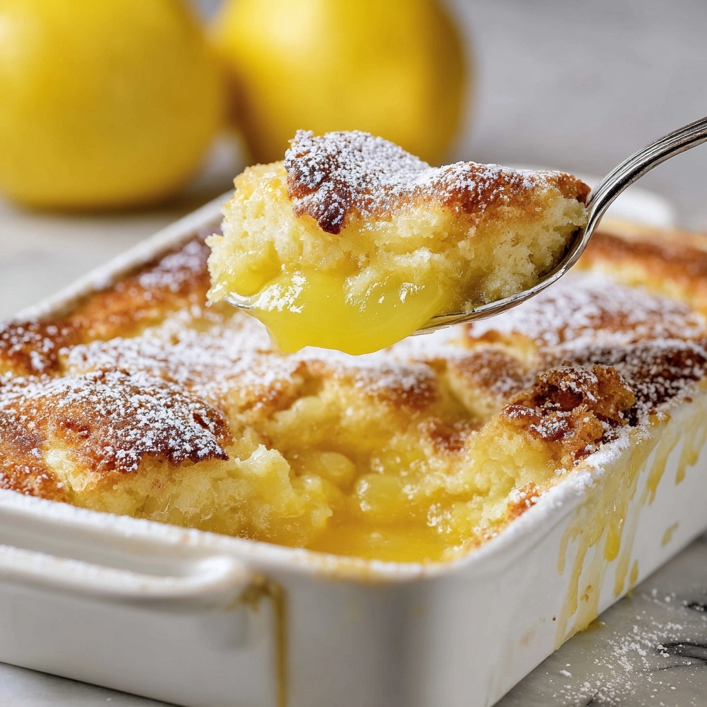 Lemon Cobbler Recipe - Recipe Image