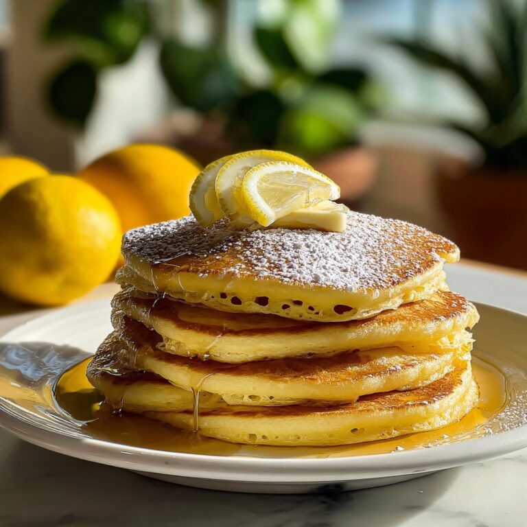 Lemon Ricotta Pancakes Recipe