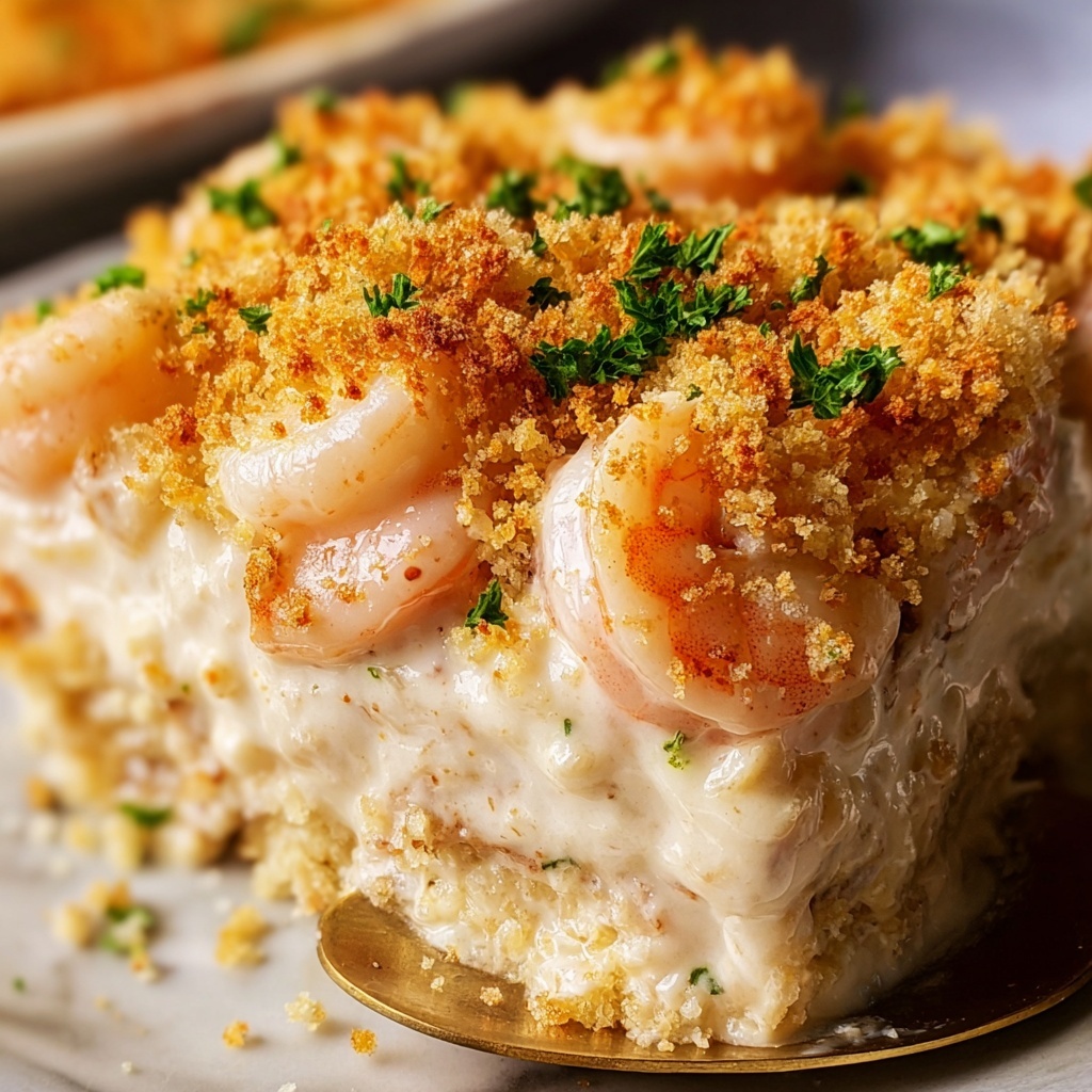 Creamy Cheesy Shrimp Casserole Recipe - Recipe Image