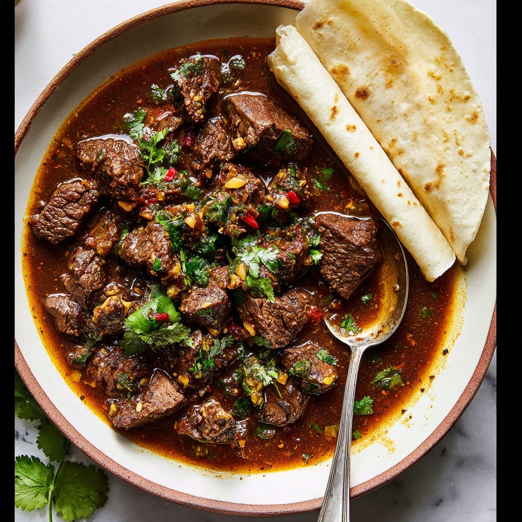Carne Guisada with Flour Tortillas Recipe - Recipe Image