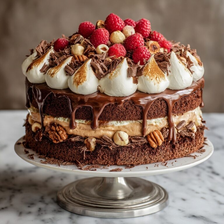 Hazelnut Meringue Nutella Cake: A Heavenly Layered Delight Recipe