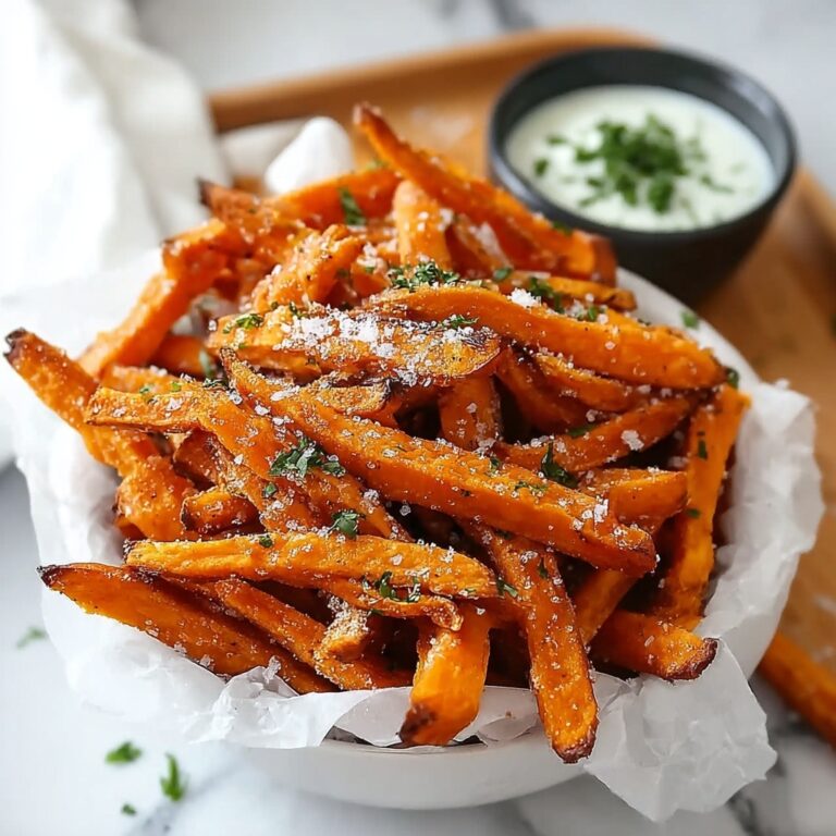 Air Fryer Crispy Sweet Potato Fries Recipe