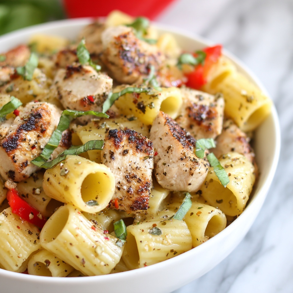 Lemon Chicken Pasta Salad Recipe - Recipe Image