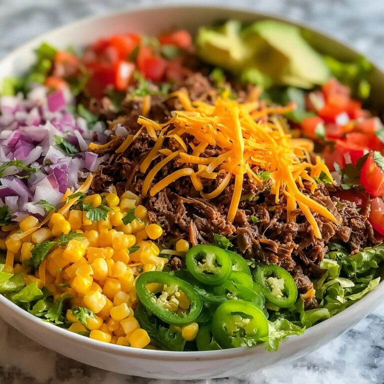 Taco Salad with Shredded Beef Recipe