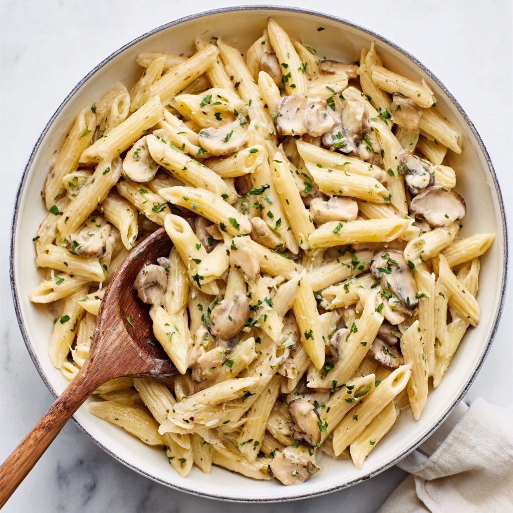 Creamy Garlic Chicken Penne Recipe - Recipe Image