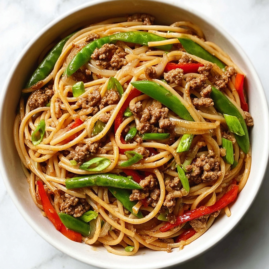 Ground Beef Lo Mein Recipe - Recipe Image