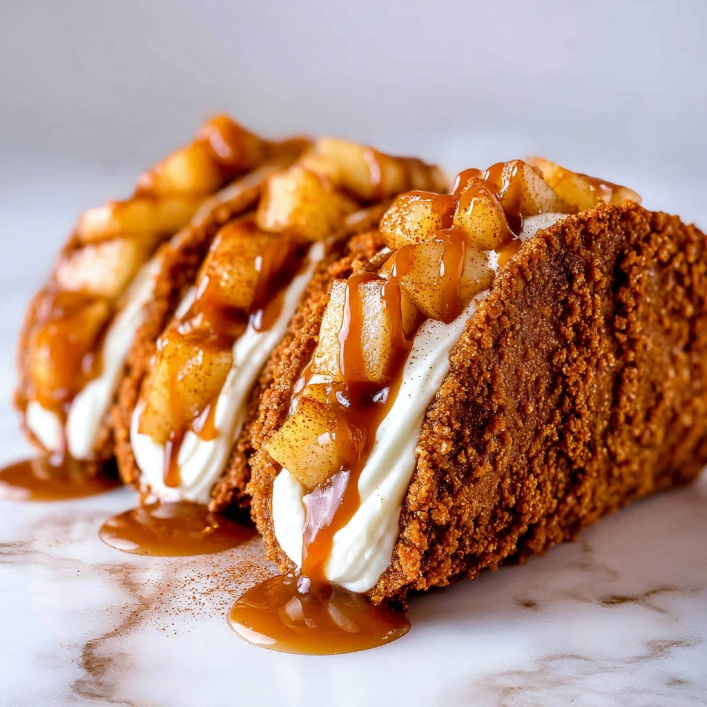Apple Cheesecake Tacos Recipe - Recipe Image