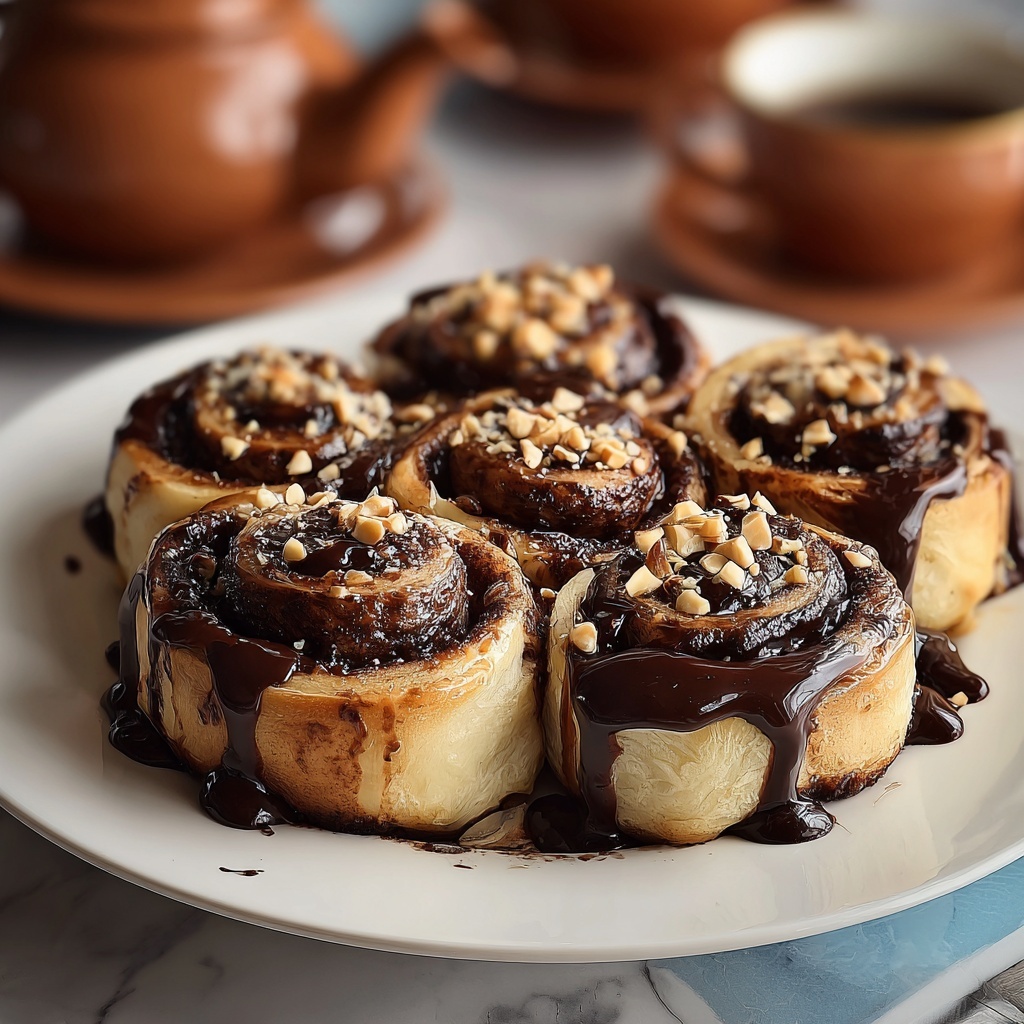Twist & Shout Chocolate Hazelnut Rolls Recipe - Recipe Image