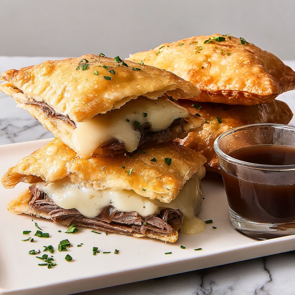 French Dip Stuffed Biscuits Recipe - Recipe Image