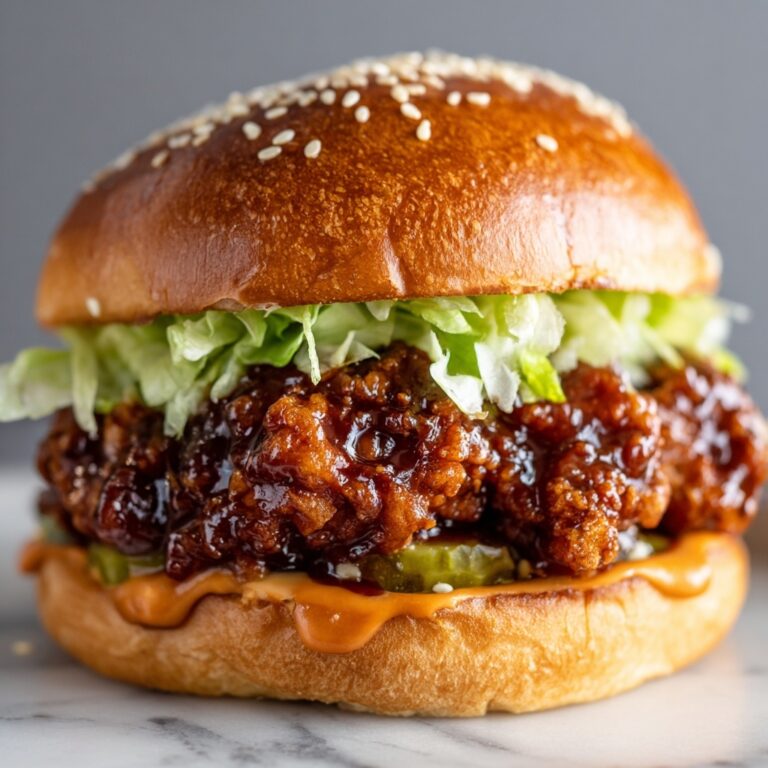 Spicy Crispy Chicken Burger Recipe