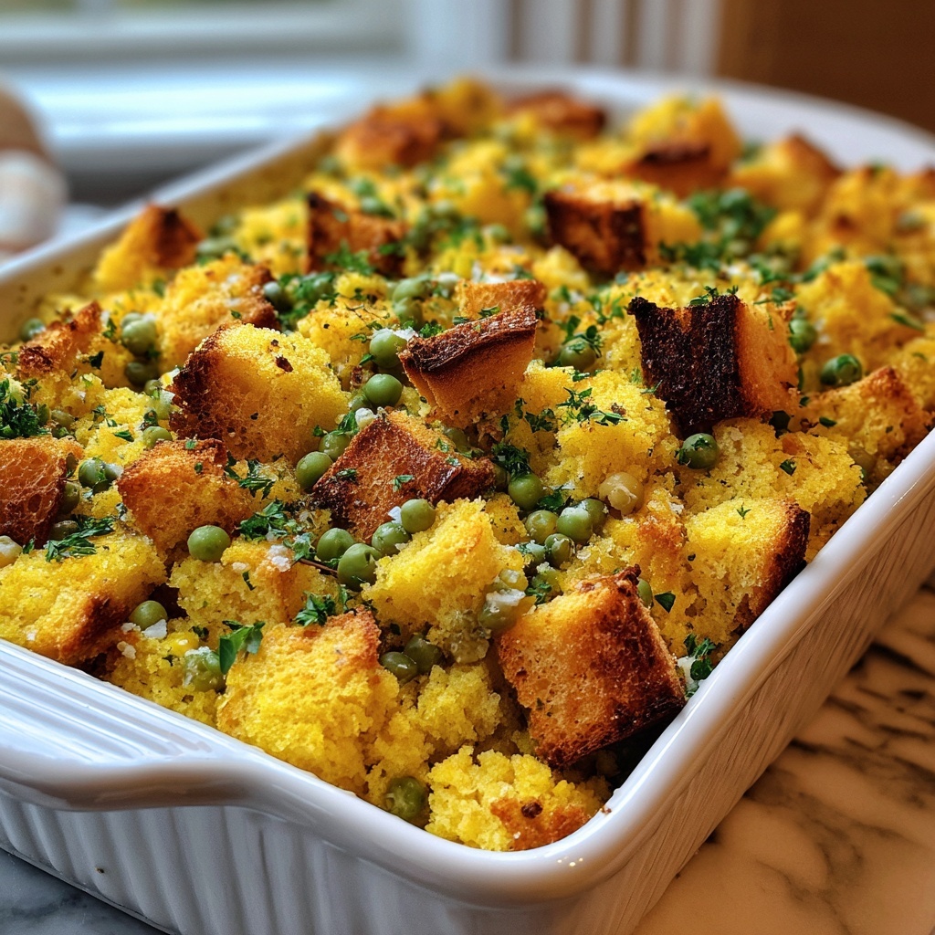 Mama's Cornbread Dressing Recipe - Recipe Image