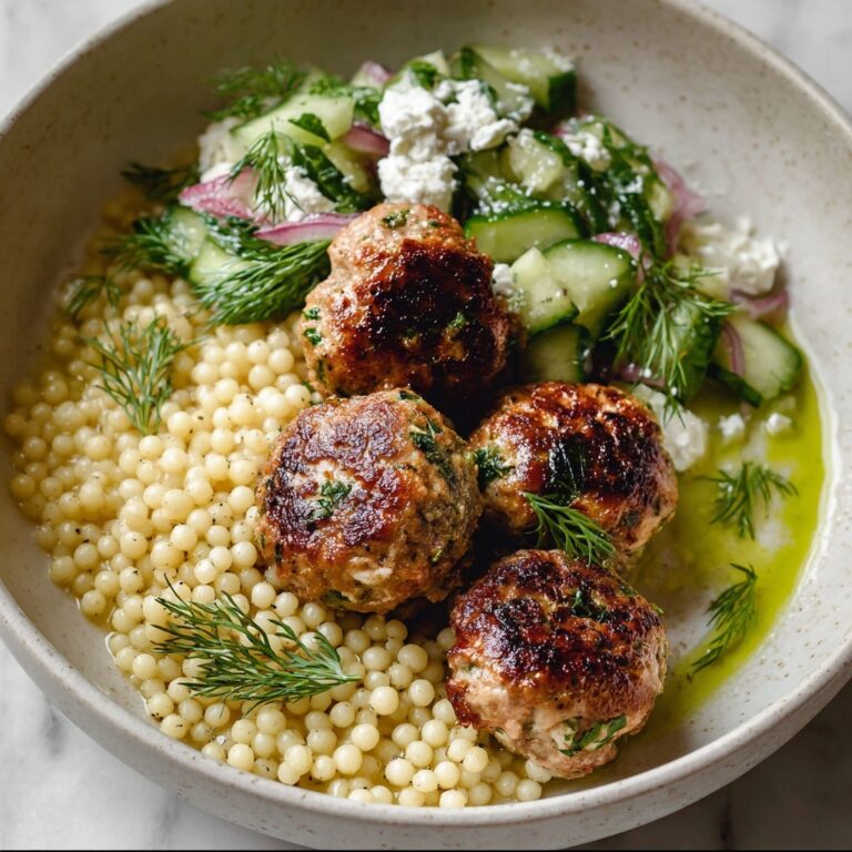 Herby Greek Chicken Meatballs Recipe