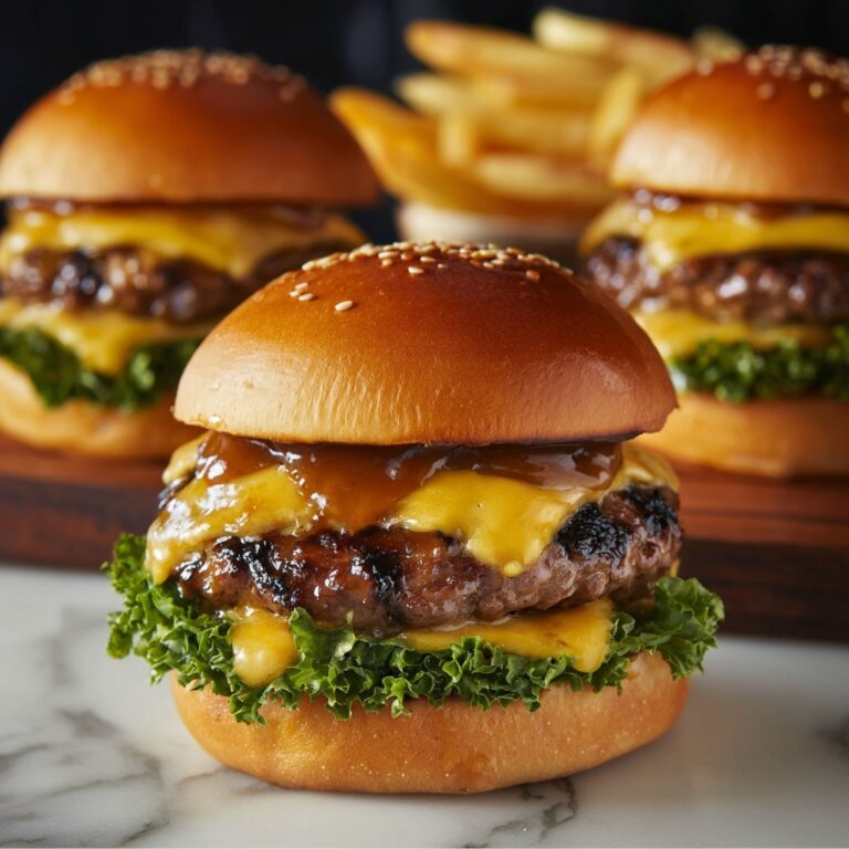 Teriyaki Parmesan Burgers Recipe