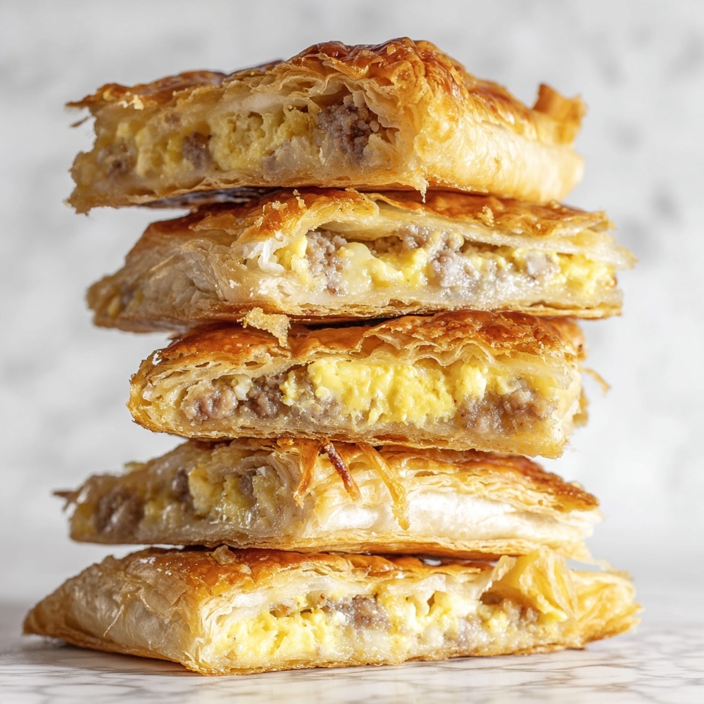 Breakfast Puff Pastry Bars Recipe - Recipe Image