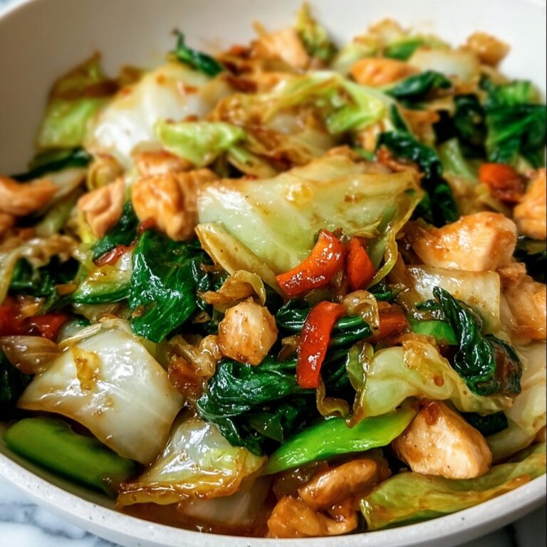 Chinese Chicken Cabbage Stir-Fry Recipe