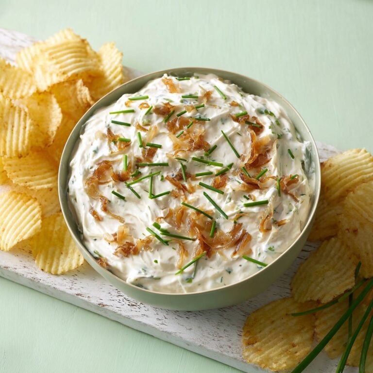 Creamy French Onion Dip Recipe
